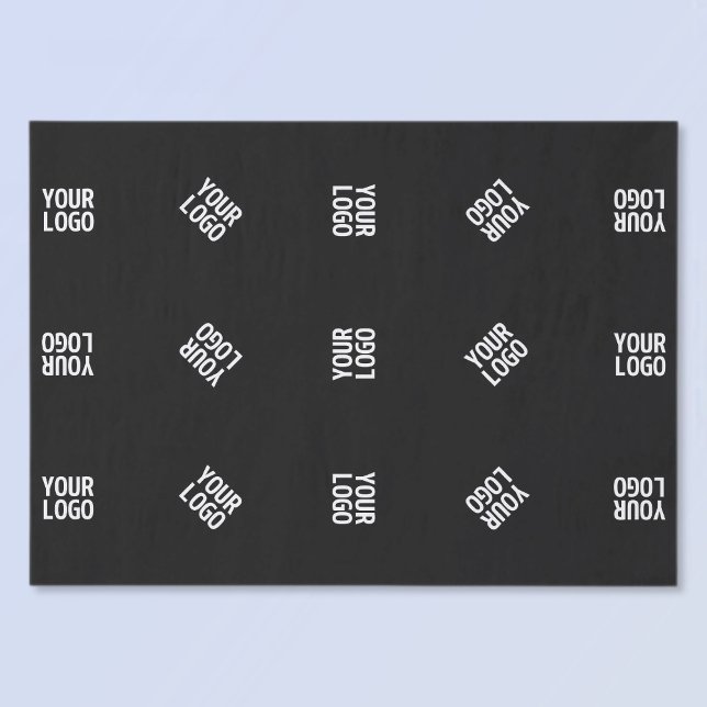 Einzigartiges Muster für moderne Logos | Schwarz Seidenpapier (Von Creator hochgeladen)