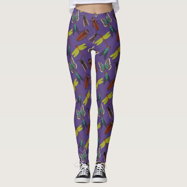 Einzigartiges Muster Leggings (Vorderseite)