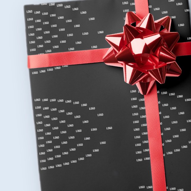 Einzigartiges Muster mit Logo/hochgeladenem Bild Geschenkpapier (Von Creator hochgeladen)