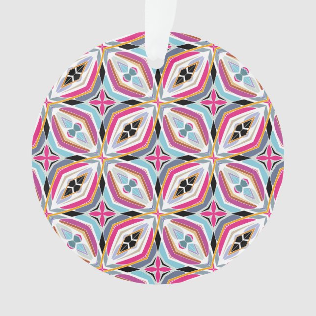 Einzigartiges Musterdesign Ornament (Vorderseite)