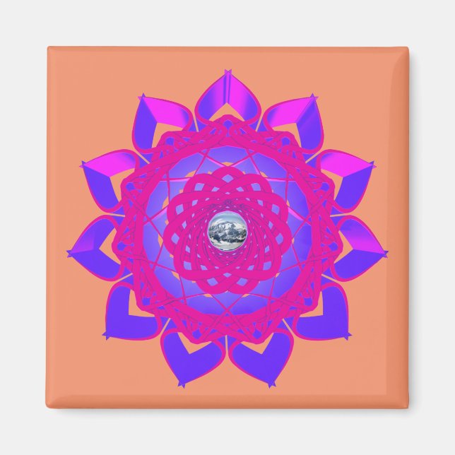 Einzigartiges mystisches Design Magnet (Vorne)