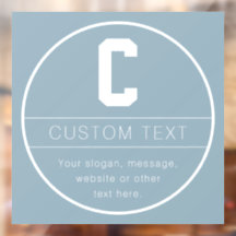 Einzigartiges Namens- und Monogramm-Template | Sta