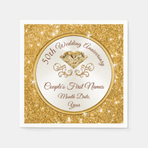 Einzigartiges Napkins-Getränk zum 50-jährigen Jubi Serviette