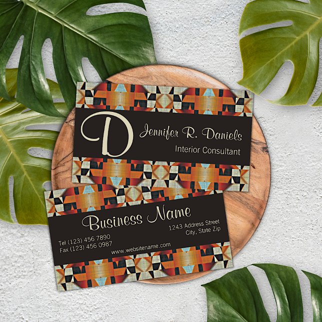 Einzigartiges Native Amerikanische Ureinwohner Tri Visitenkarte (Von Creator hochgeladen)