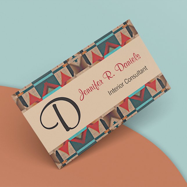 Einzigartiges Native Amerikanische Ureinwohner Tri Visitenkarte (Von Creator hochgeladen)