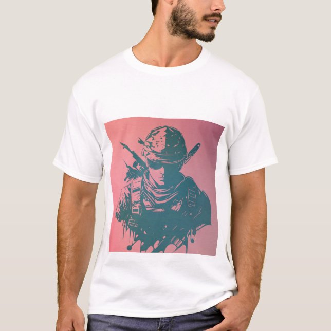 Einzigartiges Netzdesign für T - Shirt (Vorderseite)