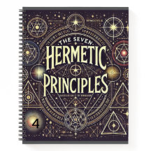 Einzigartiges Notebook mit Hermetic Principles Pri