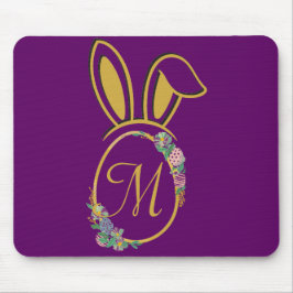 Einzigartiges Ostersonnenmonogramm Mousepad