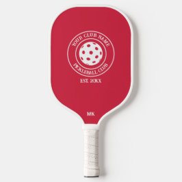 Einzigartiges Paddel mit Club Name Year Initialen  Pickleball Schläger