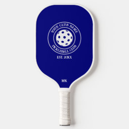 Einzigartiges Paddel mit Club Name Year Initials B Pickleball Schläger