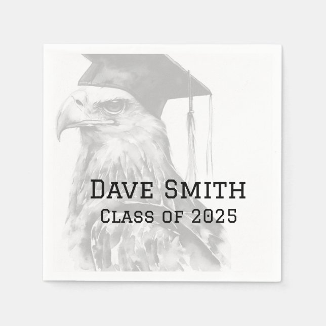 Einzigartiges Papier für den Abschluss Napkin Serviette (Vorderseite)