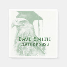 Einzigartiges Papier für den Abschluss Napkin