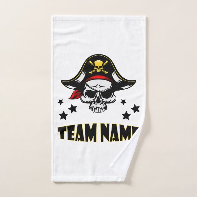 Einzigartiges Personalisiertes Piratenhandtuch Handtuch (Handtuch)