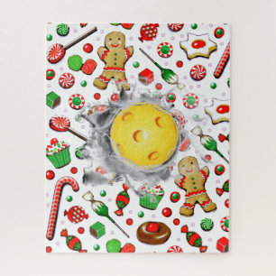 Einzigartiges Pickleball Holiday Geschenk Jigsaw P Puzzle