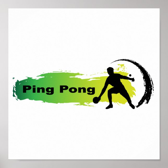 Einzigartiges Ping Pong Poster (Vorne)
