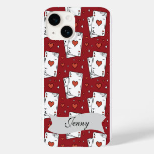 Einzigartiges Poker-Thema Case-Mate iPhone 14 Hülle