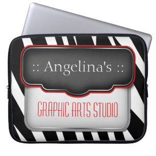 Einzigartiges "Puffy" Design Red Custom Laptop Sle Laptopschutzhülle