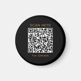 Einzigartiges QR-Code-Design-Circle-Magnet Magnet
