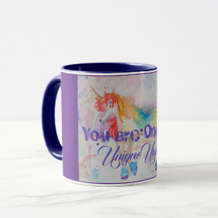 Einzigartiges Rainbow Tasse