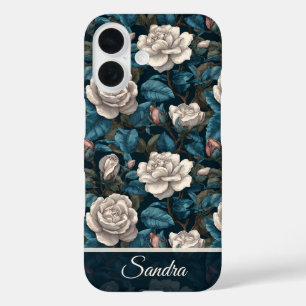Einzigartiges Rentnergeschenk Gardenien Floral Maß iPhone 16 Hülle