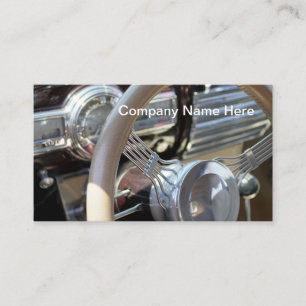 Einzigartiges Retro Automobil Visitenkarte