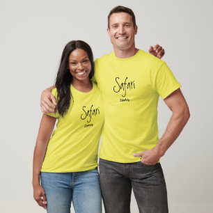 Einzigartiges Sambia-Safari-Shirt - begrenzte T-Shirt