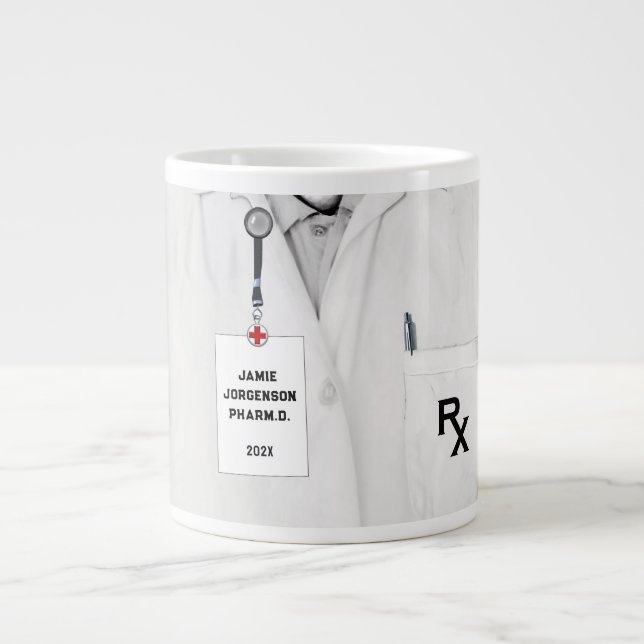 Einzigartiges Sammlerstück für Apotheker Jumbo-Tasse (Vorderseite)