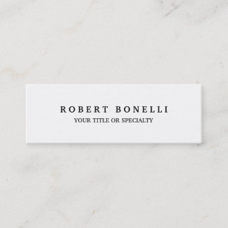 Einzigartiges Schlichtes, sauberes und leicht mach Mini Visitenkarte