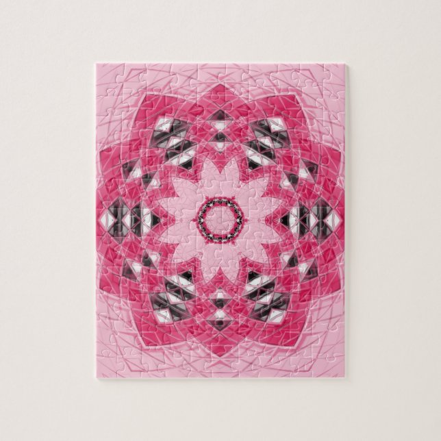 einzigartiges, schönes Mandala-Design Puzzle (Vertikal)