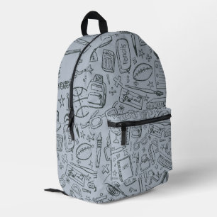 Einzigartiges Schulobjekt-Rucksackdesign Bedruckter Rucksack