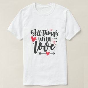 Einzigartiges schwarzes Design für rote Liebhaber T-Shirt