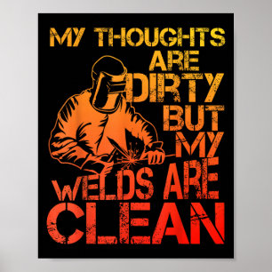 Einzigartiges Schweißdesign für Männer Frauen Schw Poster