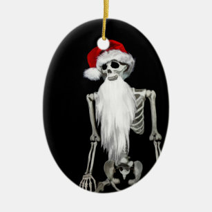 Einzigartiges Skelett Weihnachtsschmuck