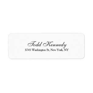 Einzigartiges Skript Kreativ Schlicht Schwarz-weiß