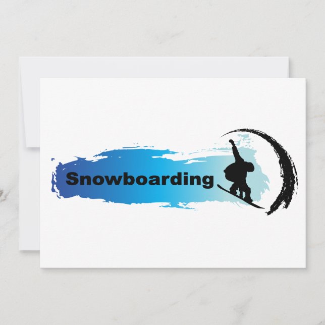 Einzigartiges Snowboarden (Vorderseite)