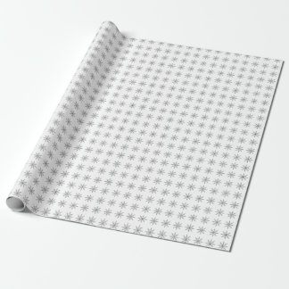 Einzigartiges Snowflake-Muster Geschenkpapier