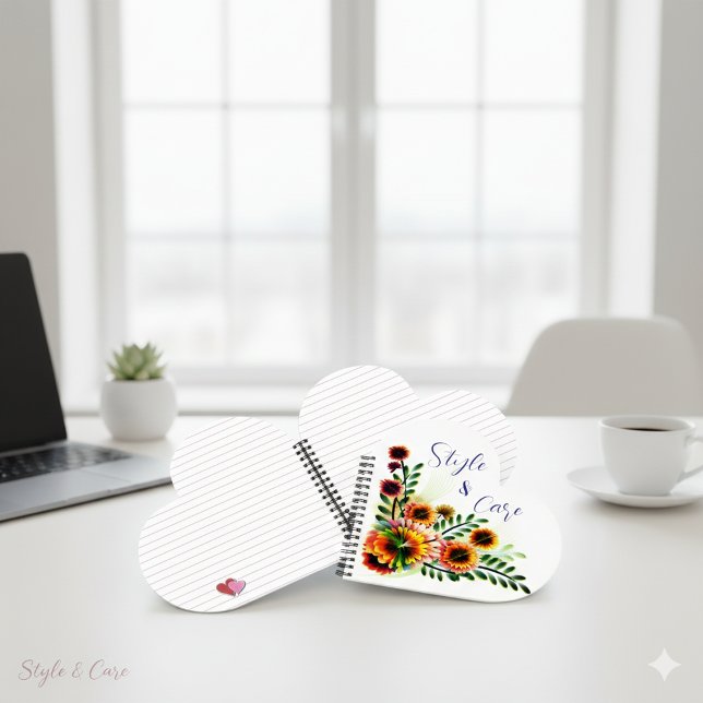 Einzigartiges Style & Care Spiral Notebook Notizbuch (Unique Style & Care Spiral Notebook)