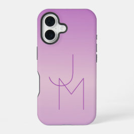 Einzigartiges überlappendes Monogramm | Sanftes La iPhone 16 Hülle
