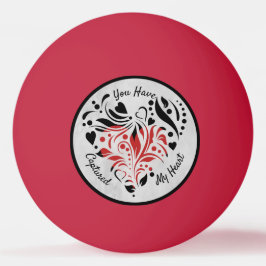 Einzigartiges Valentinstag-Geschenk Tischtennisball