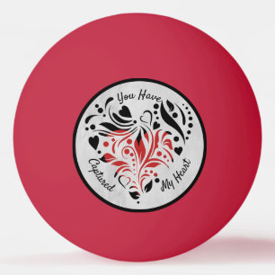 Einzigartiges Valentinstag-Geschenk Tischtennisball