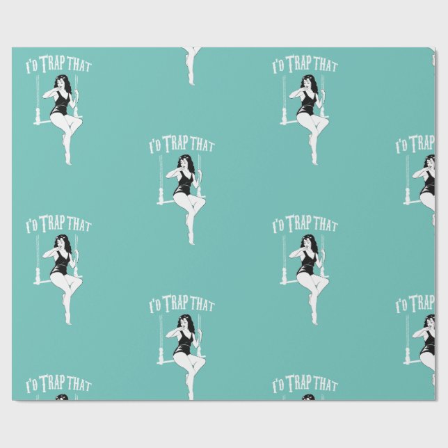 Einzigartiges Verpackungspapier - Trapez Geschenkpapier (Flach)