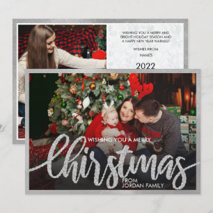 Einzigartiges Vier-Foto-Raster 4-Foto-Collage Feie Einladung