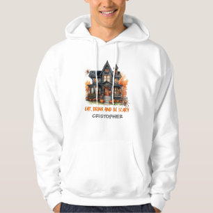 Einzigartiges Vintages Halloween-Spuk Haus Hoodie