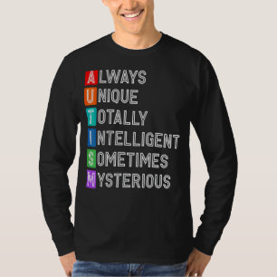 Einzigartiges, völlig intelligentes Autismus-Bewus T-Shirt
