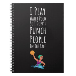 Einzigartiges Wasserpolo-Theme für ihre Mama Notizblock