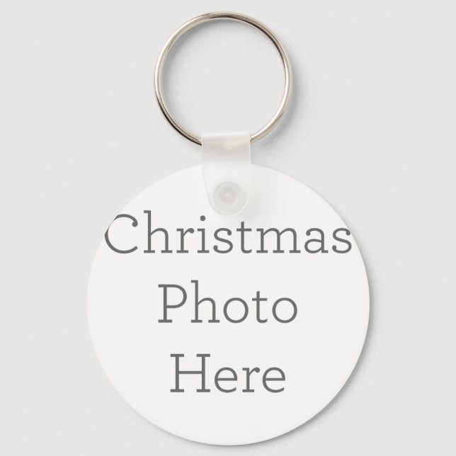 Kreisförmiger Schlüsselanhänger aus Metall, 5,08cm (Vorderseite)