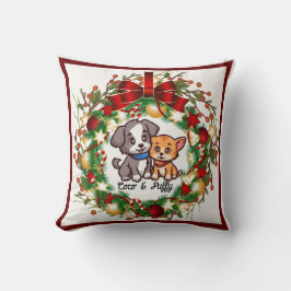 Einzigartiges Weihnachtsbaumkissen mit Bild Kissen