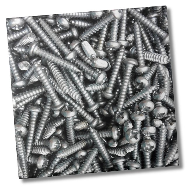 Einzigartiges Werkzeug für die Werkzeugsammlung Fliese (Unique Industrial Silver Screws Tool Garage Patter Ceramic Tile)