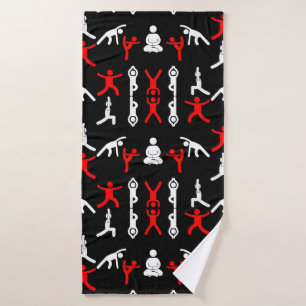 Einzigartiges Yoga-Geschenk Badehandtuch