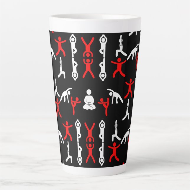 Einzigartiges Yoga-Geschenk Milchtasse (Vorderseite)